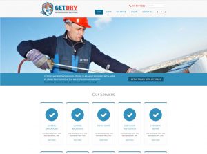 GetDry Website Concept