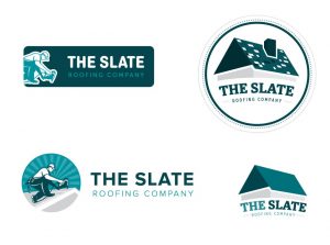 The Slate Roofing Company Logo Design