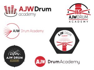 AJW Drum Academy Logo Design