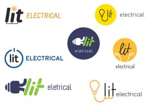 Lit Electrical Logo Design