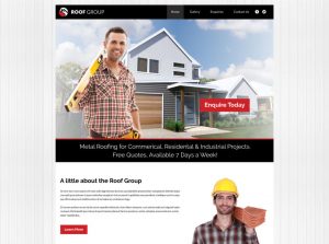 Roof Group Website Design