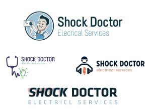 Shock Doctor Electrical Services Logo Design
