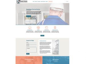 Shock Doctor Electrical Services Website Design