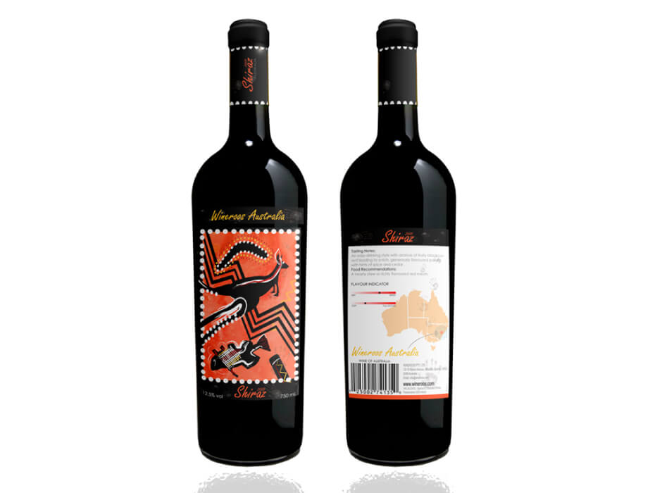 Wineroos Wine Label