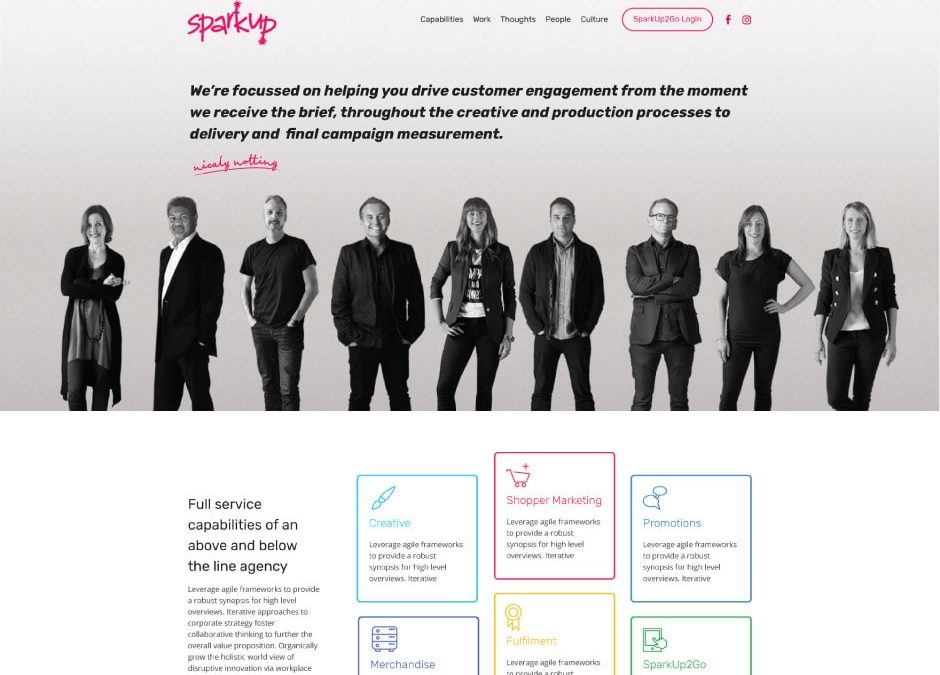 SparkUp Website