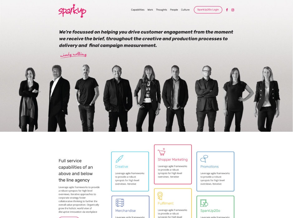SparkUp Website