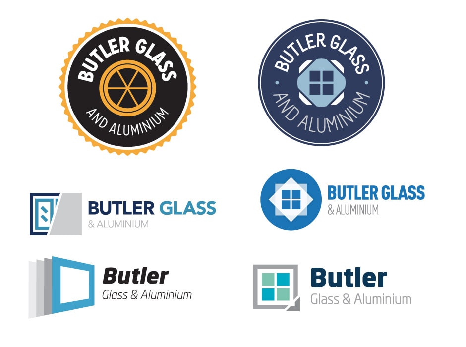 Butler Glass and Aluminium Logo